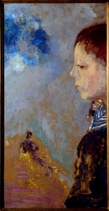 Ritratto di Ari Redon (1889-1972) sul passaggio marino (figlio dell