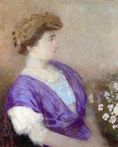 Ritratto della Marchesa de Gonet, 1907 da Odilon Redon
