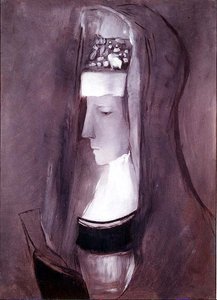 Profilo di una donna bretone