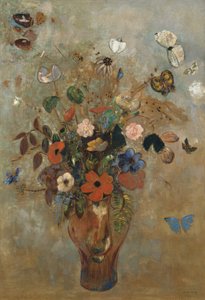Natura morta con fiori da Odilon Redon