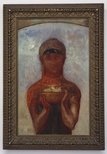 La coppa del mistero, o Sibilla, c.1890 da Odilon Redon