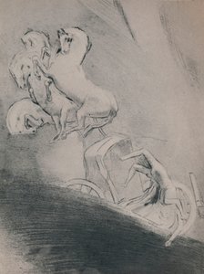 La caduta di Fetonte, fine XIX secolo, 1946 da Odilon Redon