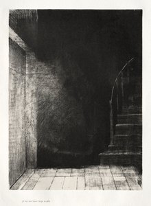 La casa infestata: Abbiamo visto entrambi una grande luce pallida da Odilon Redon
