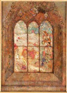 La vetrata da Odilon Redon
