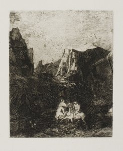 I due piccoli cavalieri da Odilon Redon
