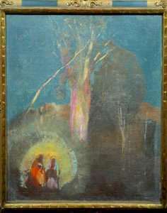 La fuga in Egitto da Odilon Redon