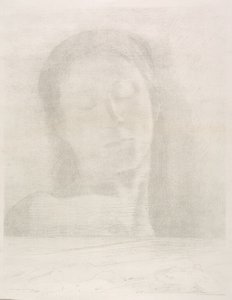 Occhi chiusi da Odilon Redon