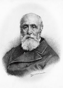 Ritratto di Giovanni Ruffini, poeta e patriota italiano, litografia da un disegno di Odoardo Borrani da Odoardo Borrani