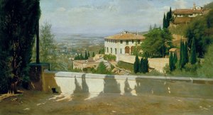Villa Medici a Fiesole da Odoardo Borrani