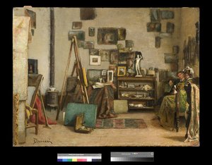 Visita allo studio del pittore