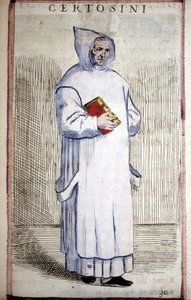 Ordine religioso: Certosino (incisione del XVI secolo) da Odoardo Fialetti