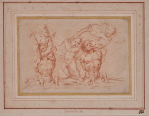 Tritoni e putti da Odoardo Fialetti