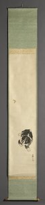 Cane con farfalla da Ohara Koson