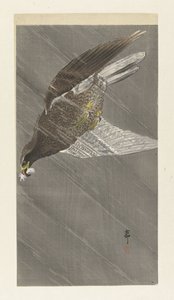 Aquila in picchiata da Ohara Koson