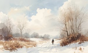 Passeggiata invernale in solitudine da Ohkimiko