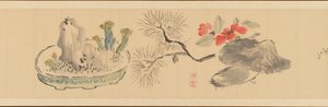 Lettera con fiori da Okada Hanko
