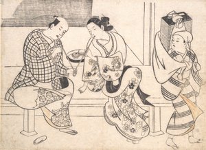 Coppia Amorosa, inizio XVIII secolo da Okumura Masanobu