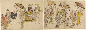 Parata delle marionette da Okumura Masanobu