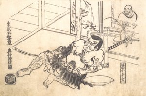 Sakata Kinpira Nyudo da Okumura Masanobu