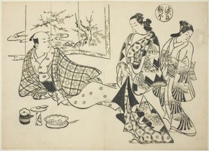 Il capitolo Kiritsubo da "Il racconto di Genji" (Genji Kiritsubo), da una serie di parodie di Genji