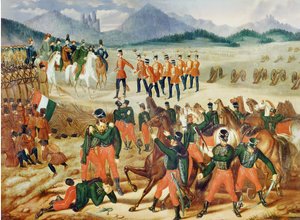 La sconfitta dei ribelli ungheresi a Vilgos il 13 agosto 1849, 1850 da Olajfestmenye Klinovszki