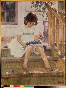 La bambina con i mirtilli da Olga Lyudvigovna Della Vos Kardovskaya