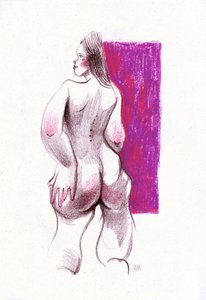 Forma femminile viola da Olga Skomorokhova