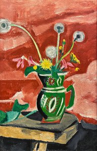 Brocca con fiori