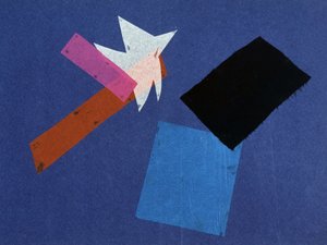 Guerra Universale: opera di collage di Olga Rosanova, gennaio 1916 da Olga Wladimirowna  Rosanowa