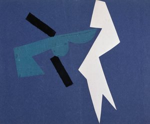 Guerra Universale: opera di collage di Olga Rosanova, gennaio 1916