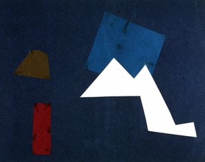 Guerra Universale: opera di collage di Olga Rosanova, gennaio 1916