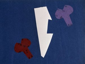 Guerra Universale: Collage di Olga Rosanova, gennaio 1916