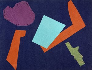 Guerra Universale: Collage di Olga Rosanova, gennaio 1916