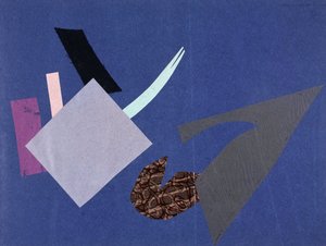Guerra universale: Collage di Olga Rosanova, gennaio 1916 da Olga Wladimirowna  Rosanowa