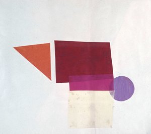 Guerra universale: Collage di Olga Rosanova, gennaio 1916