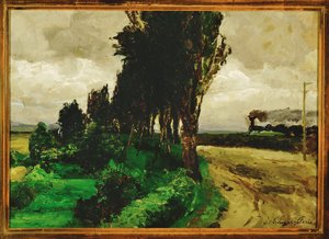 La ferrovia nel paesaggio - La ferrovia in un paesaggio ... da Olga Wisinger Florian