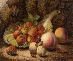 Natura morta con fragole, 1916 da Oliver Clare