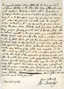 Accordo di Oliver Goldsmith per scrivere per James Dodsley, 31 marzo 1763 da Oliver Goldsmith
