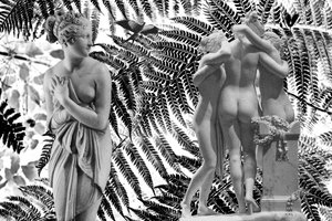 Statua con 2019 (tecnica mista digitale)