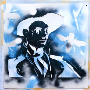 Stencil , 2019 (tecnica mista su cartone e legno) da Olivia Gozzano