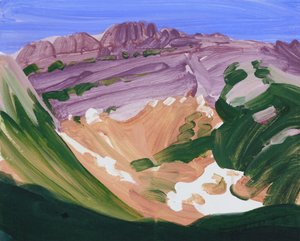 Leukerbad 17, 2012 (acrilico su tela)