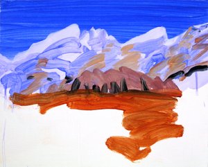 Leukerbad 21, 2012 (acrilico su tela) da Olivier Morel