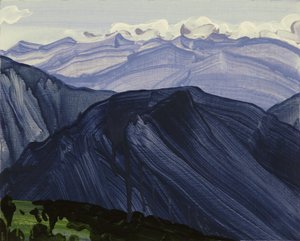 Leukerbad 28, 2014 (acrilico su tela) da Olivier Morel