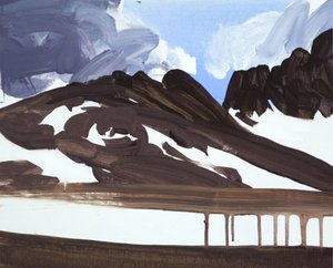 Leukerbad 7, 2012 (acrilico su tela)