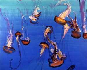 Méduses, 2012 (acrilico su tela)