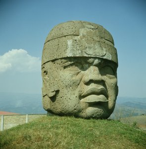 Testa colossale 1 da San Lorenzo, Veracruz, Messico, preclassico da Olmec