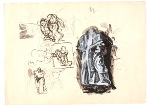 Schizzi di figure e composizioni da Oluf Hartmann