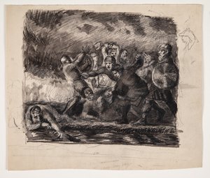 Scena di battaglia da Oluf Hartmann