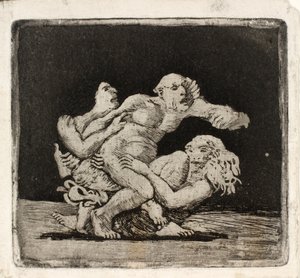 Due donne litigano per un uomo da Oluf Hartmann