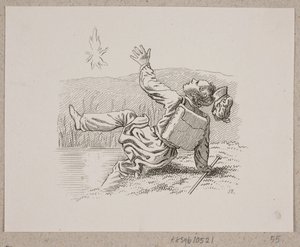 Il portatore di lanterna e il viandante
